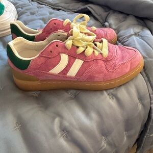 Coolway Pink and Green Sneakers